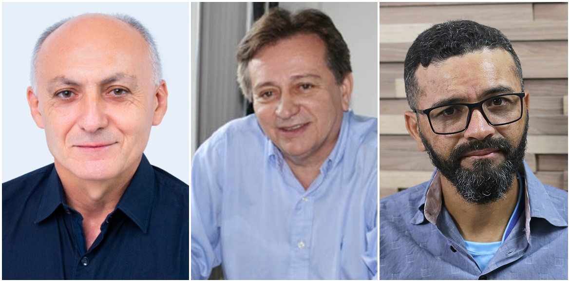 Joaquim da Farmácia, Luís Coelho e Roberto Arraes, candidatos a prefeito de Paulistana